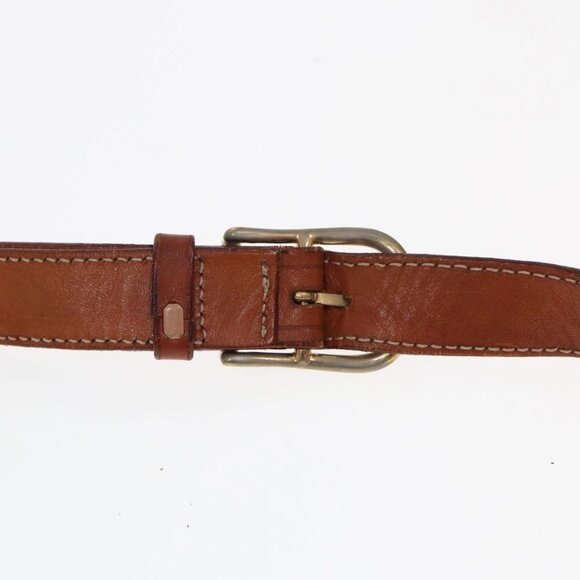 CELINE Macadam Canvas Shoulder Bag PVC Leather Brown Auth 85007 - Picture 9 of 16